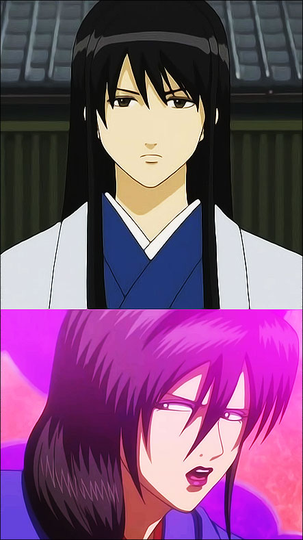 Métamorphose de Zurako dans Gintama