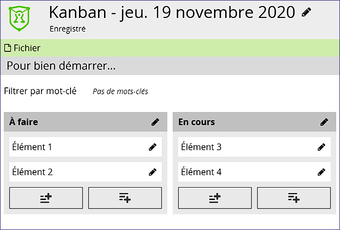 CryptPad Kanban