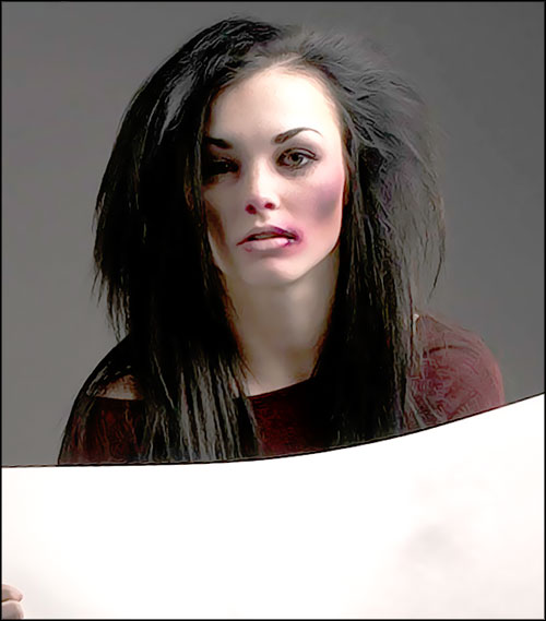 femme battue
