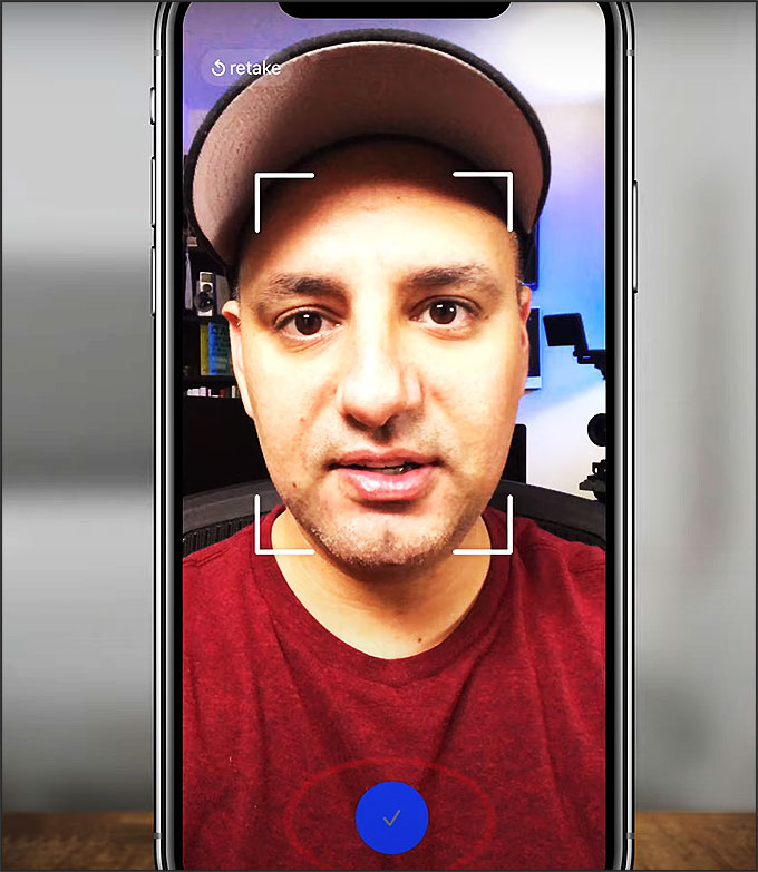 Commencer à utiliser l'application Reface en scannant votre visage