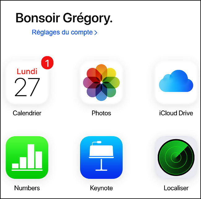application localiser sur icloud