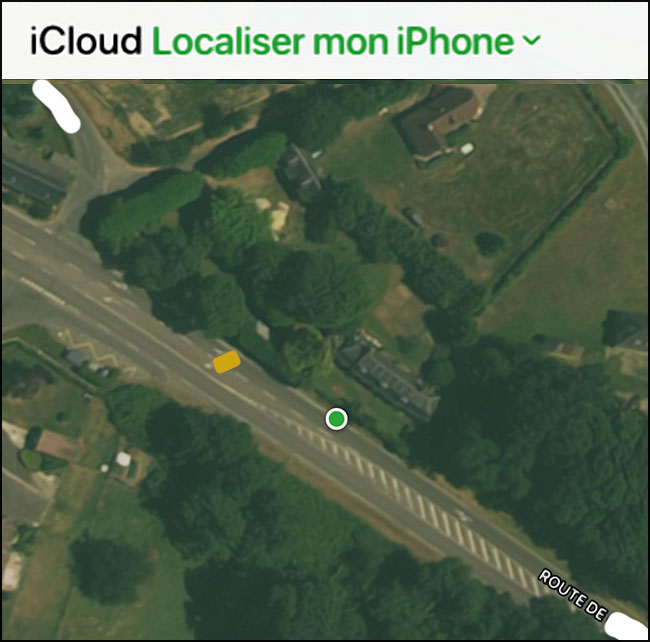 icloud localiser mon iphone vue satellite