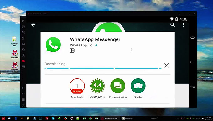 télécharger whatsapp sur pc