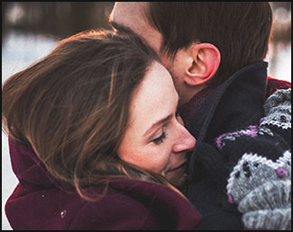 Faire un câlin à son amoureux