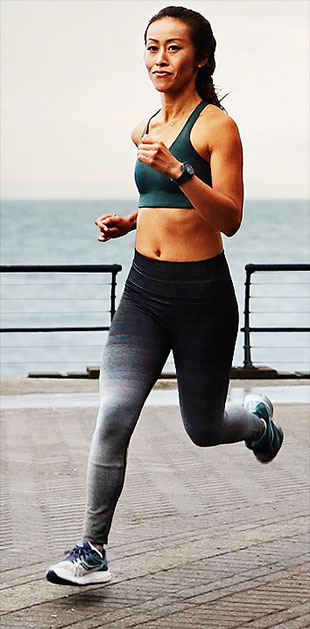 Coureuse de running