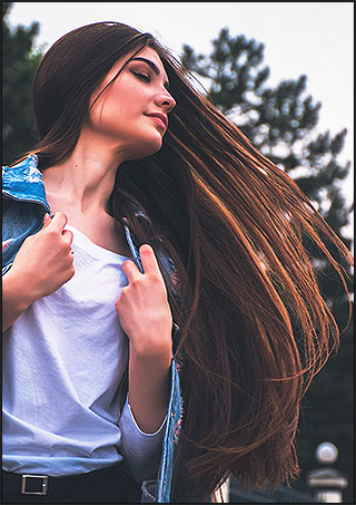Chevelure fille