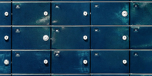 Données stockées dans des casiers