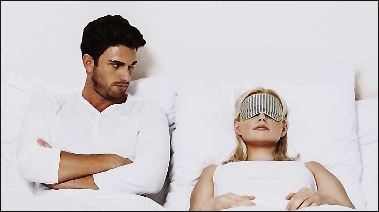 Femme qui refuse de faire l'amour
