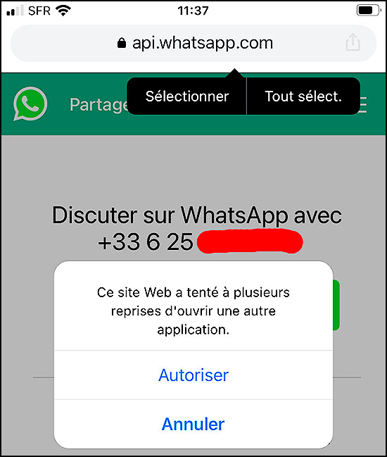 Le service we.me pour discuter avec soi-même sur Whatsapp
