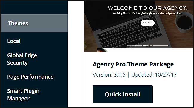 Thèmes Genesis fournis avec Wpengine