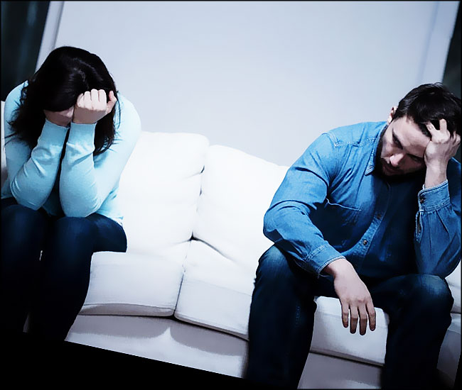 couple qui se déchire