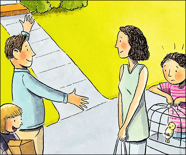 Installation d'une famille recomposée