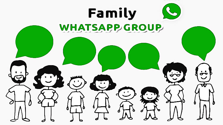 whatsapp groupe familial