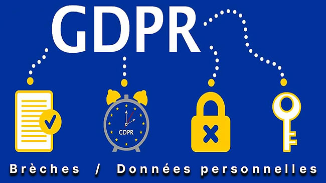 Bannière sur le GDPR