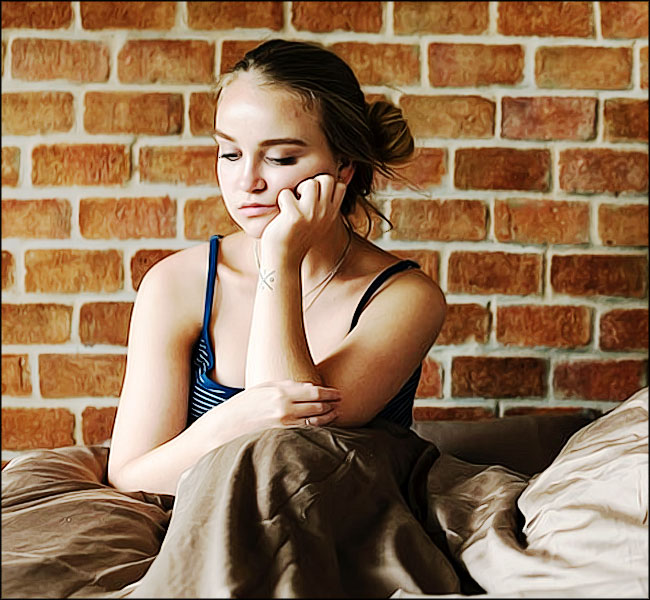 Femme vivant des problèmes de couple en pleine crise