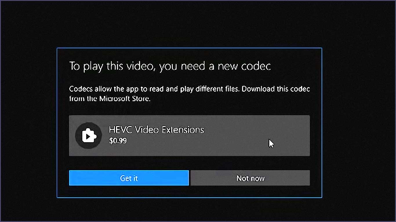 free hevc codec for windows 10