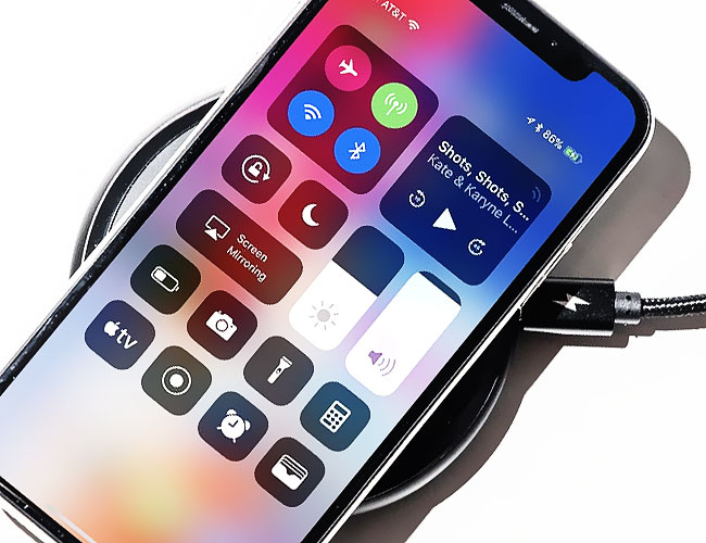 Recharger la batterie d'un iPhone