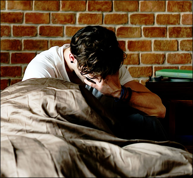 Homme pensif qui déteste sa femme