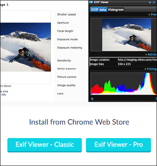 extension Exif Viewer