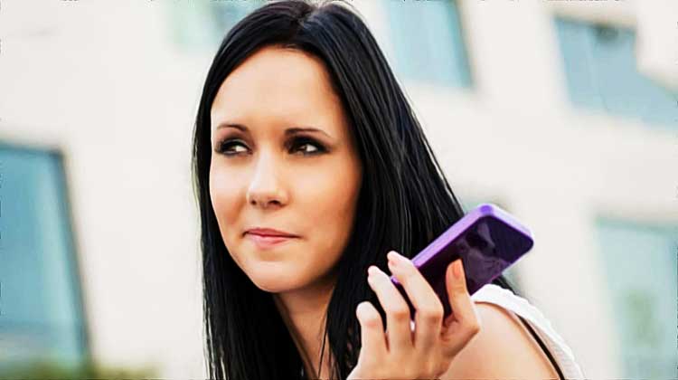 fille qui ne repond pas au telephone