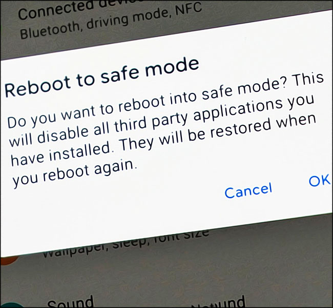 Mode sans échet sur Android