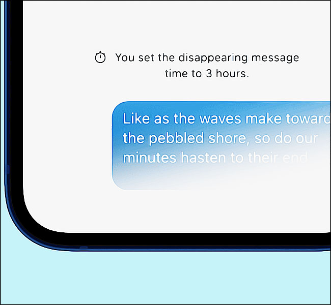 Signal : messages auto-destructeurs