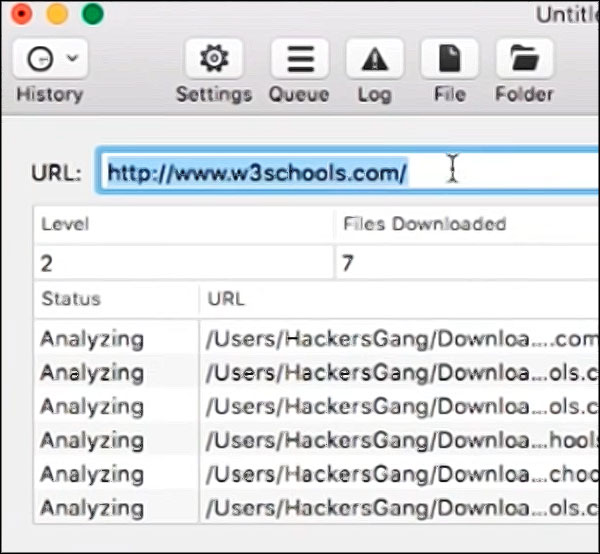 sitesucker screenshot