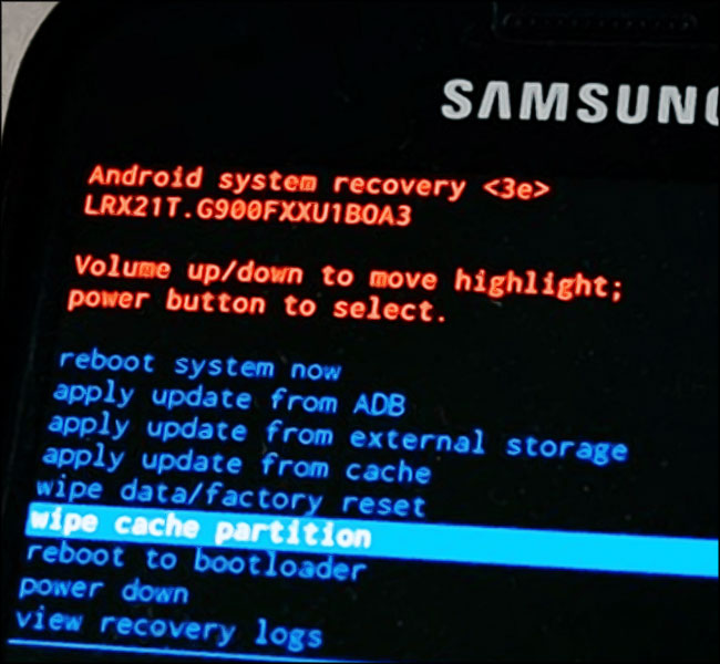 wipe cache partition