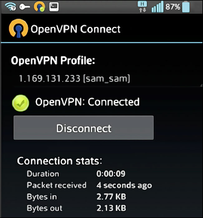 openvpn connect