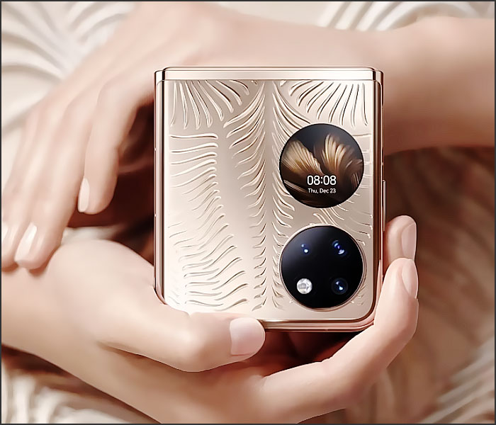 Huawei P50 Pocket à portée de main