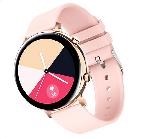 Montre connectée élégante pour femme – Chrono