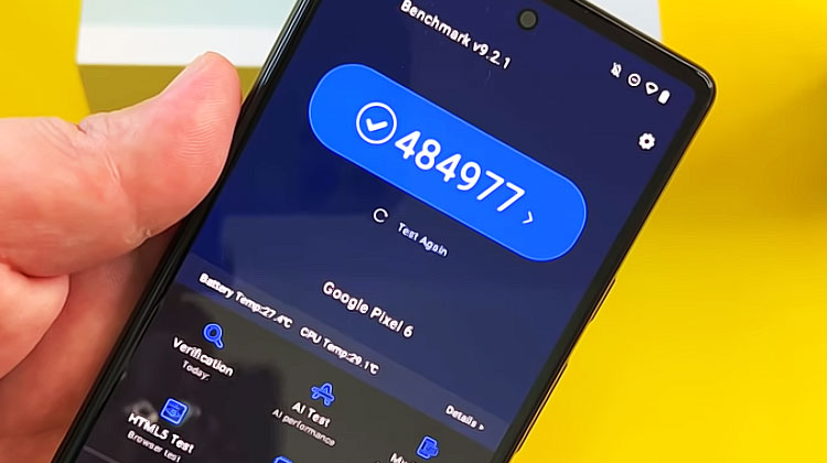 benchmark du pixel 6