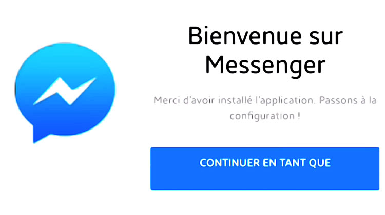 bienvenue sur messenger