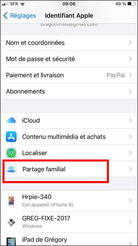 Activer la demande d'autorisation d'achat sur iPhone 1