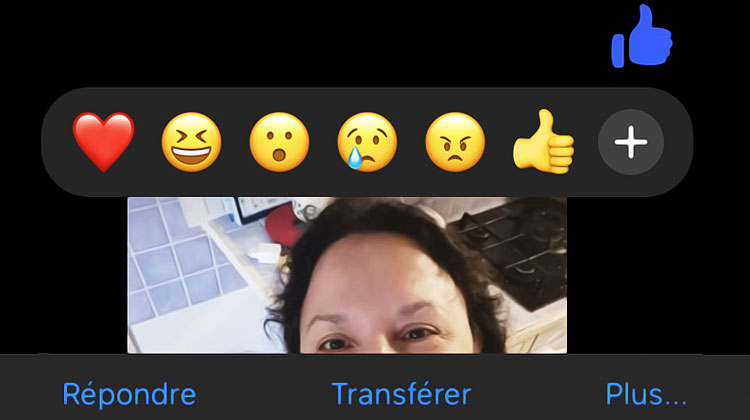 discussion imagee sur facebook messenger