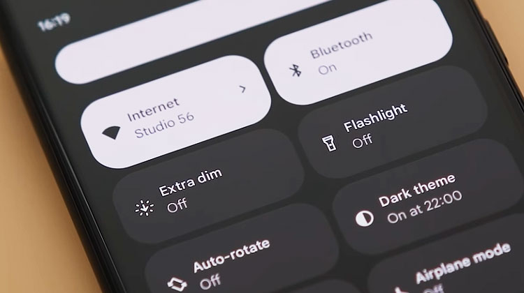 interface du google pixel 6