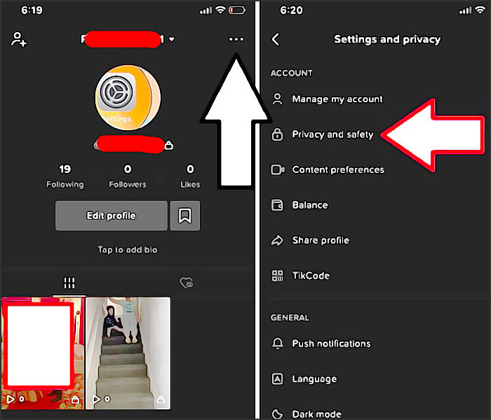 rendre son compte tiktok prive