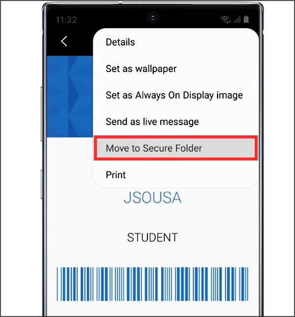 secure folder knox galaxy