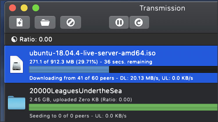 transmission client bittorrent 1