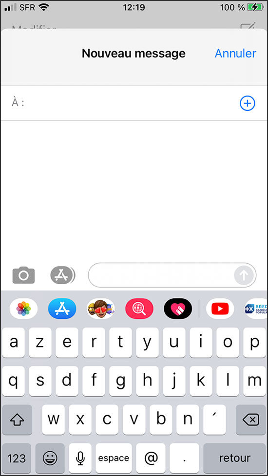 Envoyer un SMS