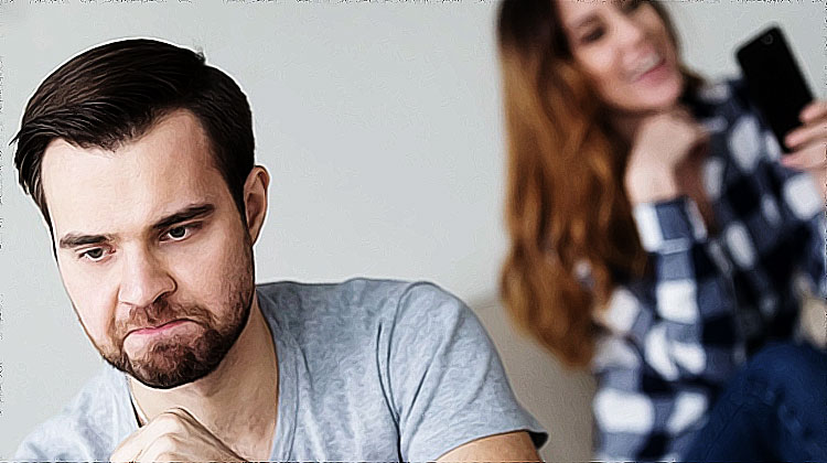 mari supporte sa femme en train de le tromper