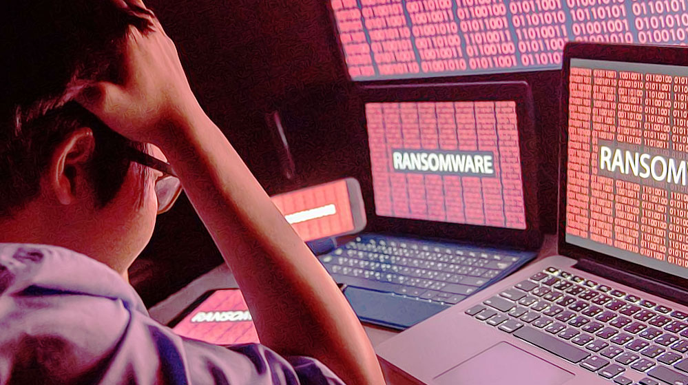 victime piratee par un ransomware