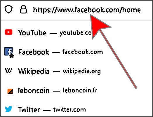 adresse url facebook version bureau