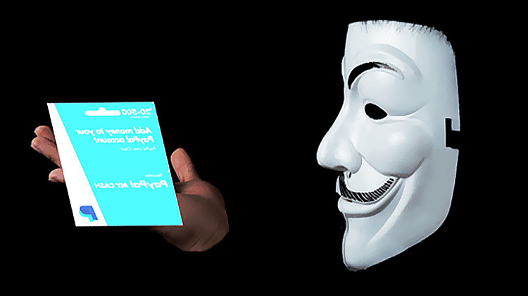 etre anonyme sur paypal
