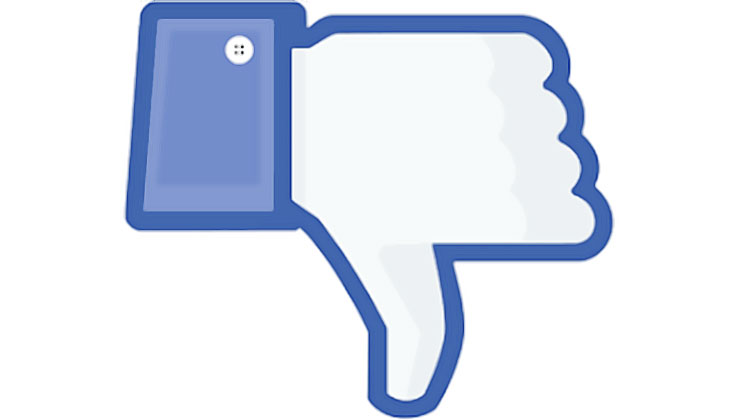 facebook pouce vers le bas