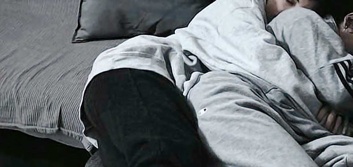 calin en couple