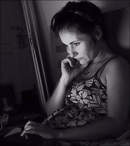 femme pense a son amant