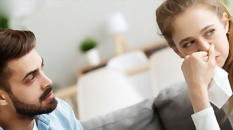 homme et femme en periode divorce