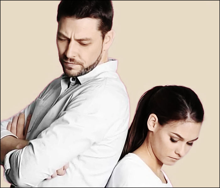mari et femme divorcent