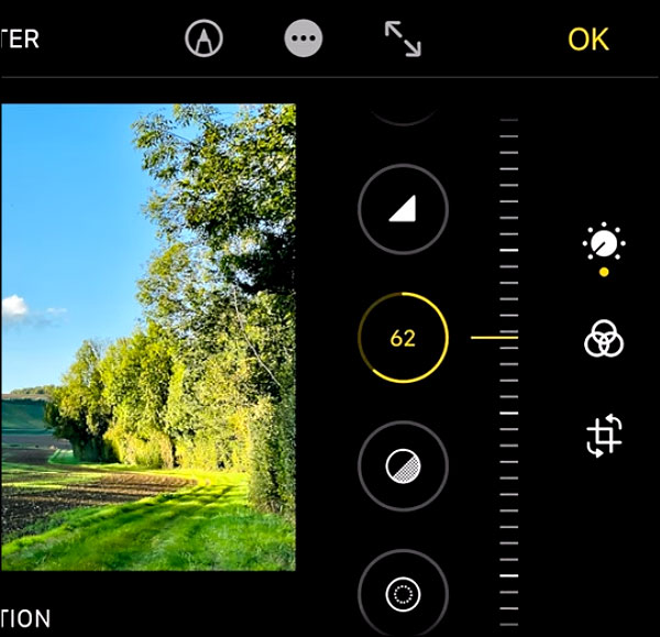 modifier photo iphone